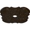 Ekena Millwork Flower Ceiling Medallion (Fits Canopies up to 6 1/4"), 29"OD x 3 5/8"ID x 1 3/8"P, Bronze CM29FWBZS - alternate 3